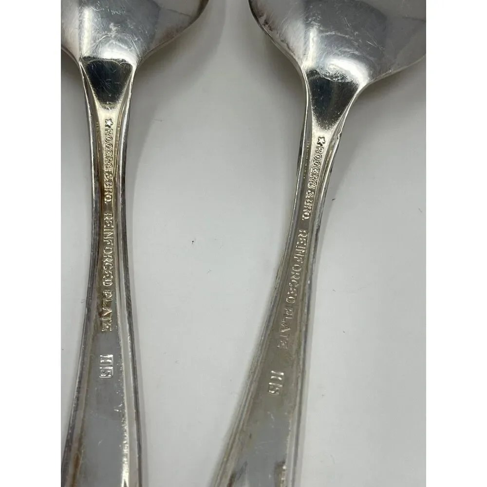 International Rogers EXQUISITE Silverplate 1957 Dinner Place Spoons 7” Set Of 4